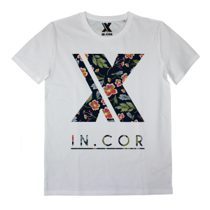 T-shirt IN0005A INCOR LOGO FLORAL