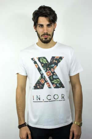 T-shirt IN0005A INCOR LOGO FLORAL