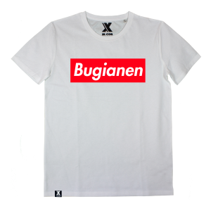 t-shirt bugianen white spurgato cuneo